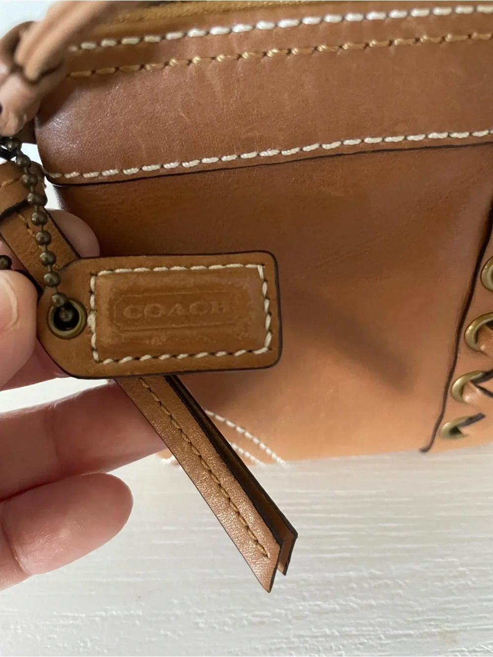 Coach wristlet smooth
